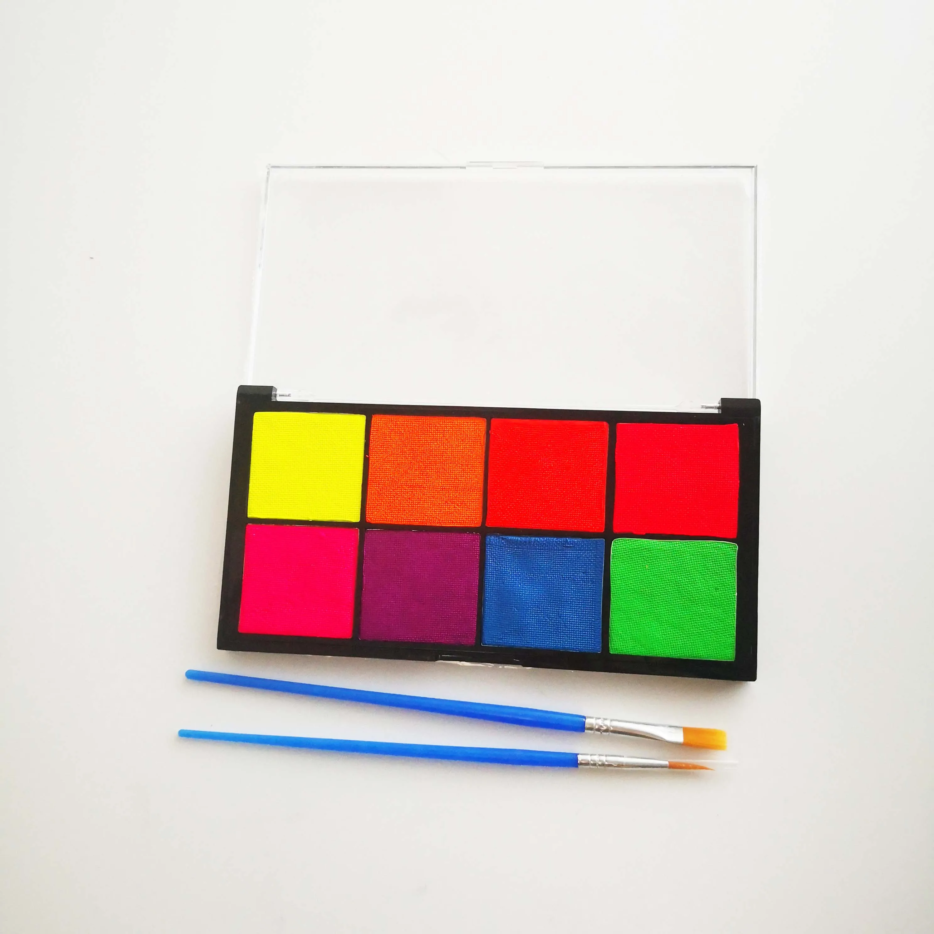 

UV face paint Pastel Face Body Painting Eyeliner Palette for Halloween party