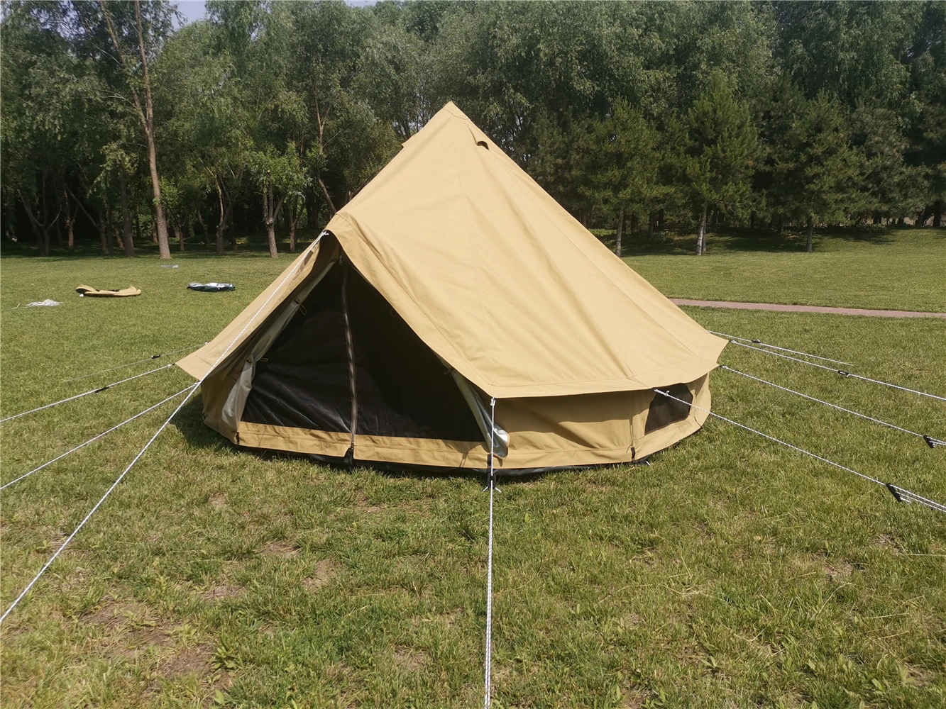 帆布帐篷-帐篷,帐篷,冷静钟形帐篷