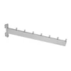 wholesale Metal twin slot system chrome hanging display hook
