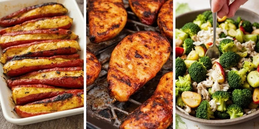 grilled sweet potato slices seasoned with garam masala