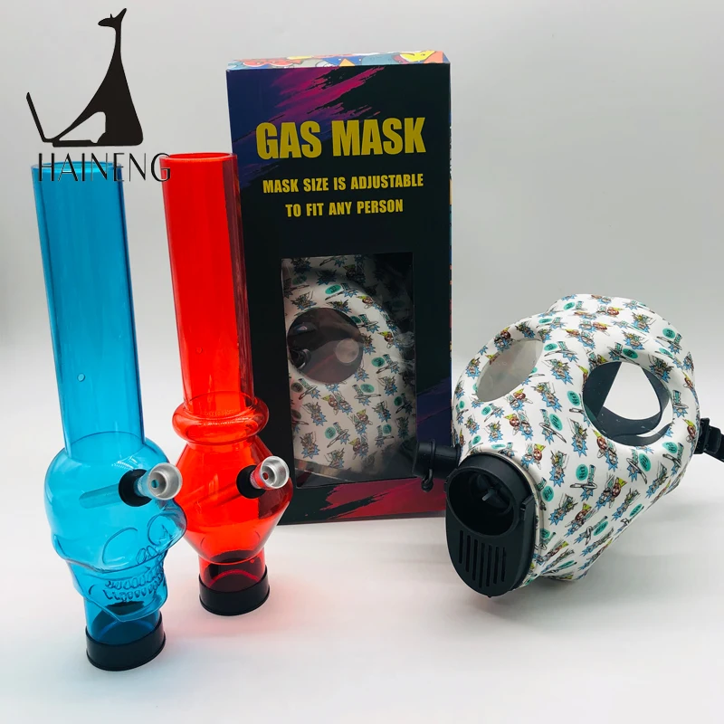 

New hookah mask color Ghost head silicone silicone ask pipe gas mask silicone smoking pipe