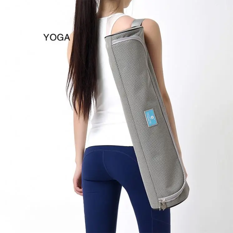 

2018 wholesale new fashion waterproof private label eco friendly tote yoga mat bag, Gray