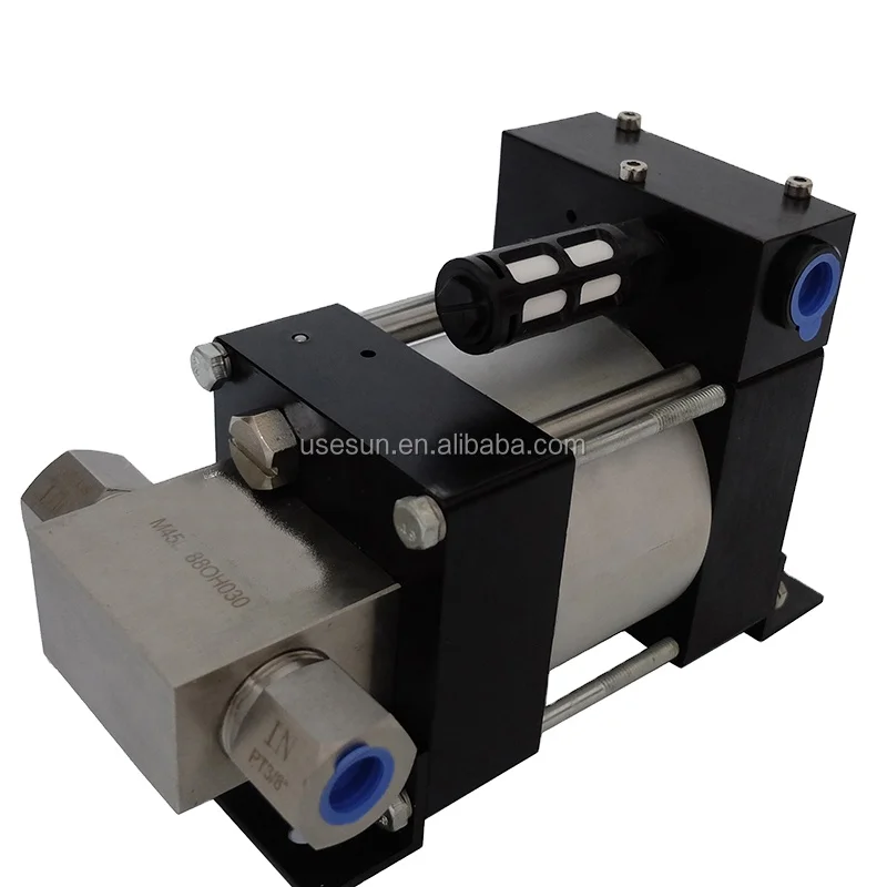 

Model: M64 Maximum 50MPA output Portable Mini pneumatic hydro test pump for testing bench