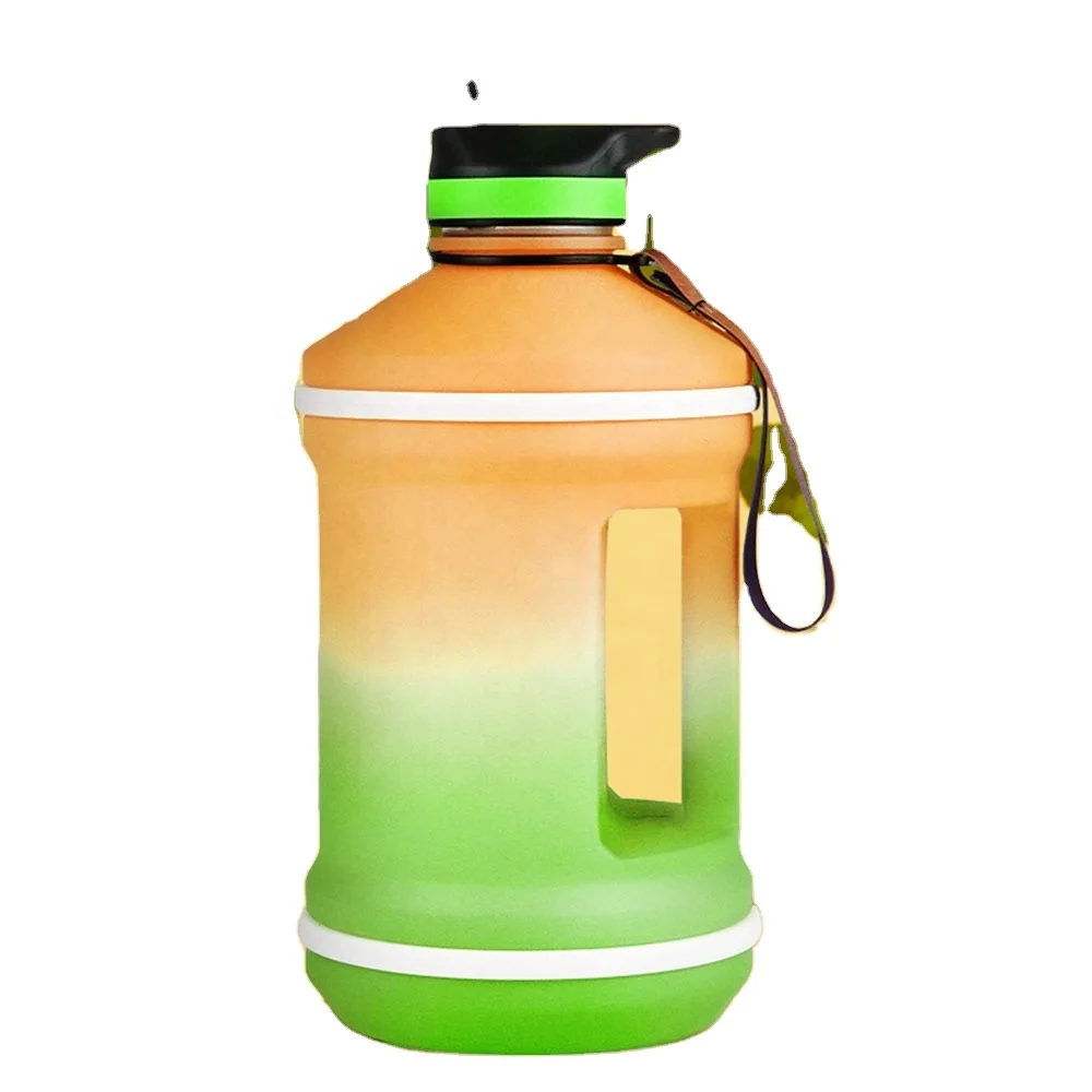 

Fashionable large capacity bottle leak proof 2.2L sports plastic water bottle