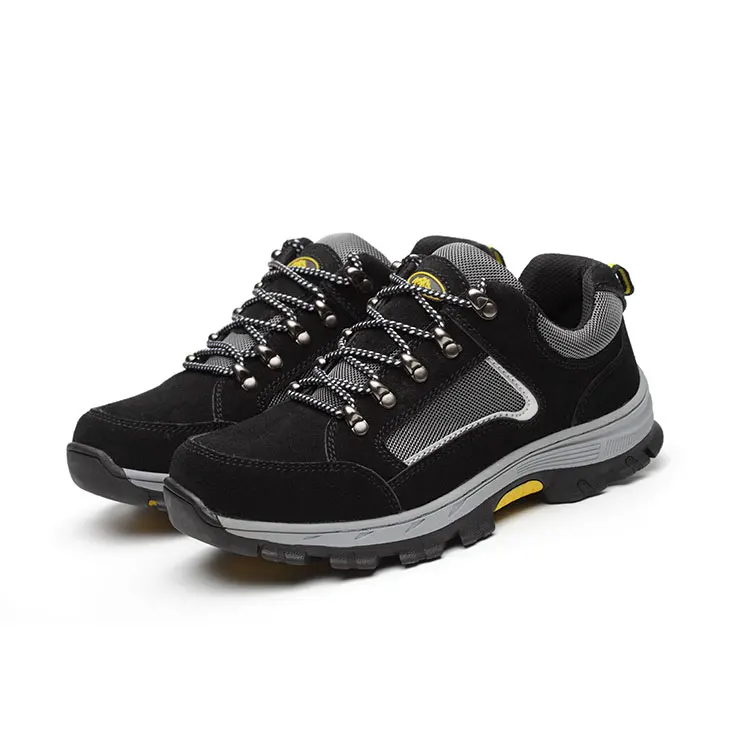 

Resistant dirty workman lightweight safety shoes with steel toe cap, Black