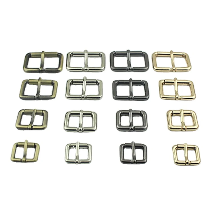 

MeeTee LCH-100 Luggage Accessories Die-casting Round Roller Pin Buckle Bag Adjustment Buckle Shoes Clothes Hardware Belt Buckles, Silver,black,gold,bronze