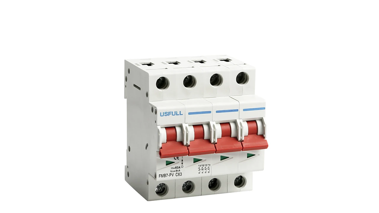 Usfull Dc Circuit Breaker 12v 24v 48v 500v 800v 1000v Mcb 1p 2p 3p 4p Direct Current Breaker