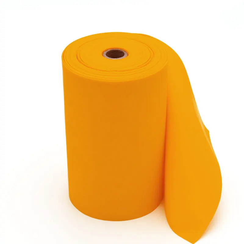 

Powerful Orange Yellow Latex Band Thickness 0.4-1.2MM Hunting Slingshot Rubber Bands, Customized