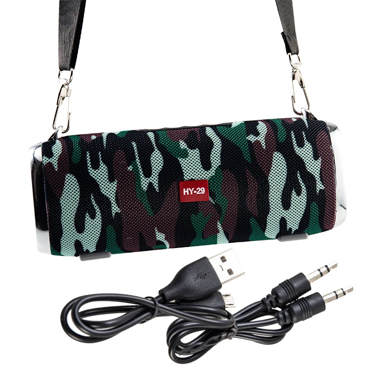 Kinter HY-29 Portable Speaker Wireless MP3 Player Support TF USB Input FM Radio 5W 2 Channel with Audio Line - ANKUX.COM
