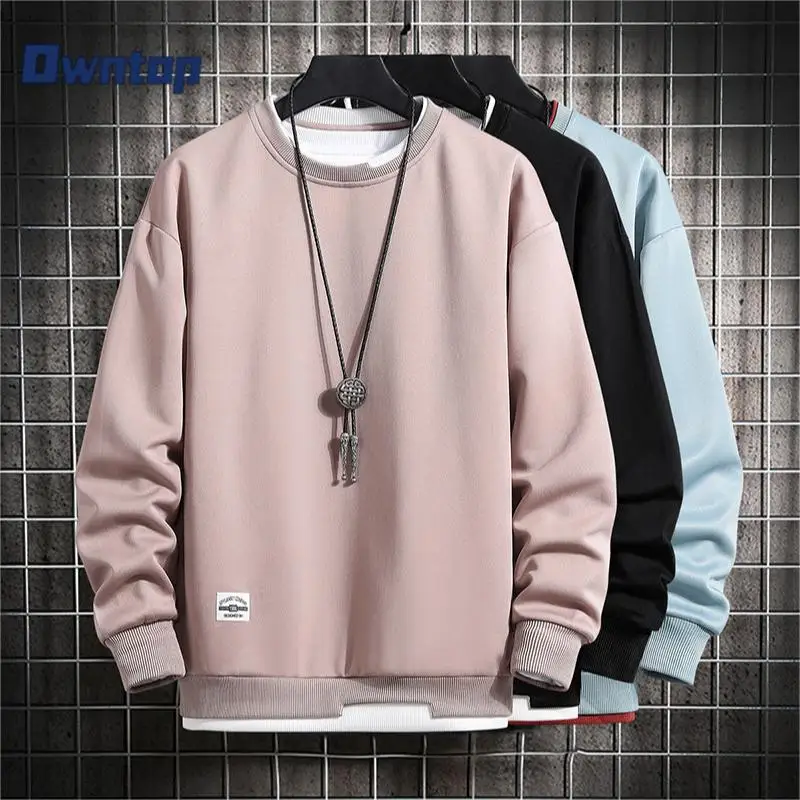 

Essential Plus Size Men's Oversized Blank Custom Logo Hoodies & Sweatshirts, White black green pink blue