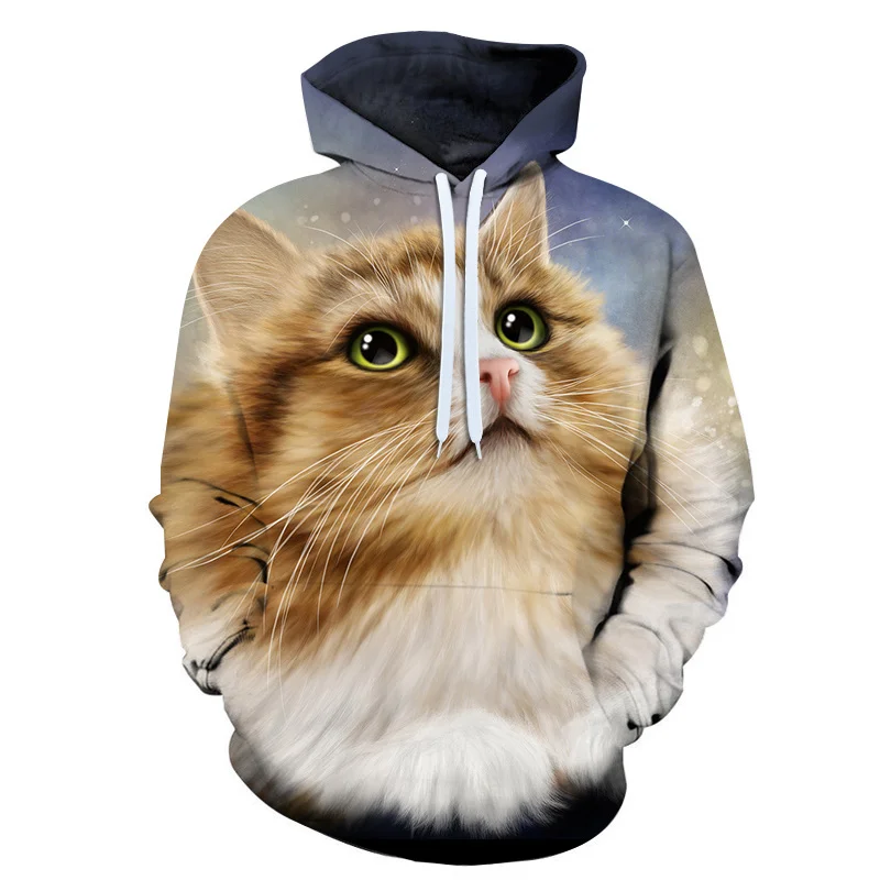 

Wholesale Polyester All Over 3D Sublimated Full Printing Unisex Hoodies Sweatshirt With Pullover
