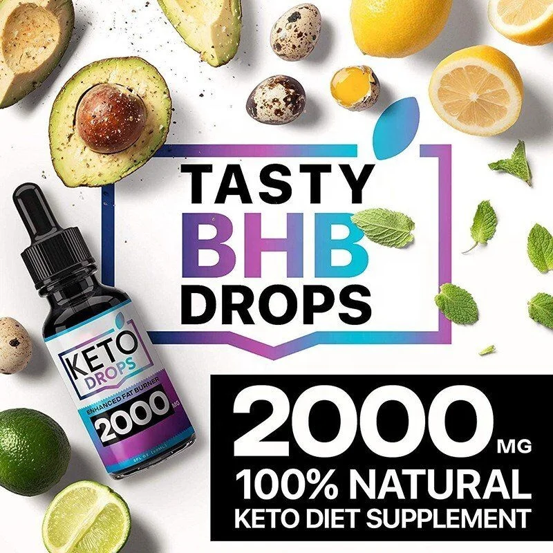 Private Label Appetite Suppressants Ketone Drops Liquid Keto Diet Drops