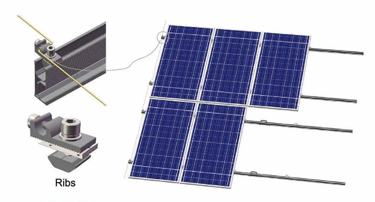 Solar Panel Grounding Lug Mounting System