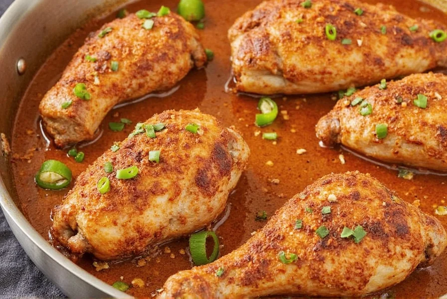 Marinating chicken thighs with five spice powder