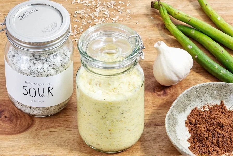 Spice revival process with sour cream sour