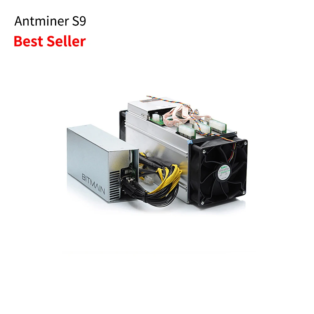 

2020 used miner asic antminer bitmain S9 14.5th miner with psu antminer