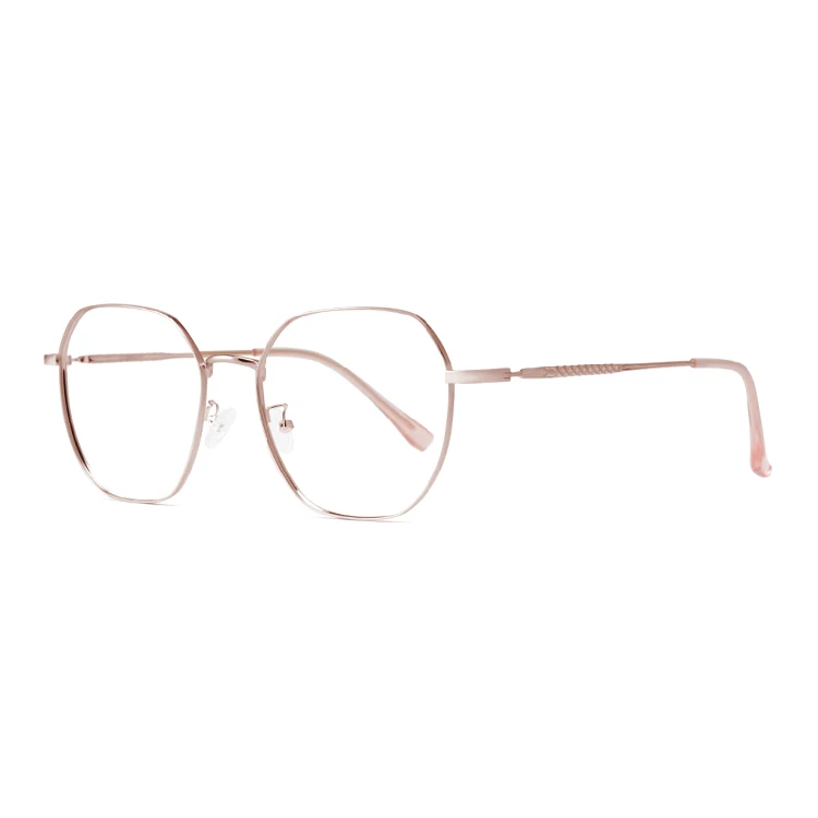 

2021 New High Quality Luxury Metal Color Change Square Photochromic Blue Light Blocking Glasses