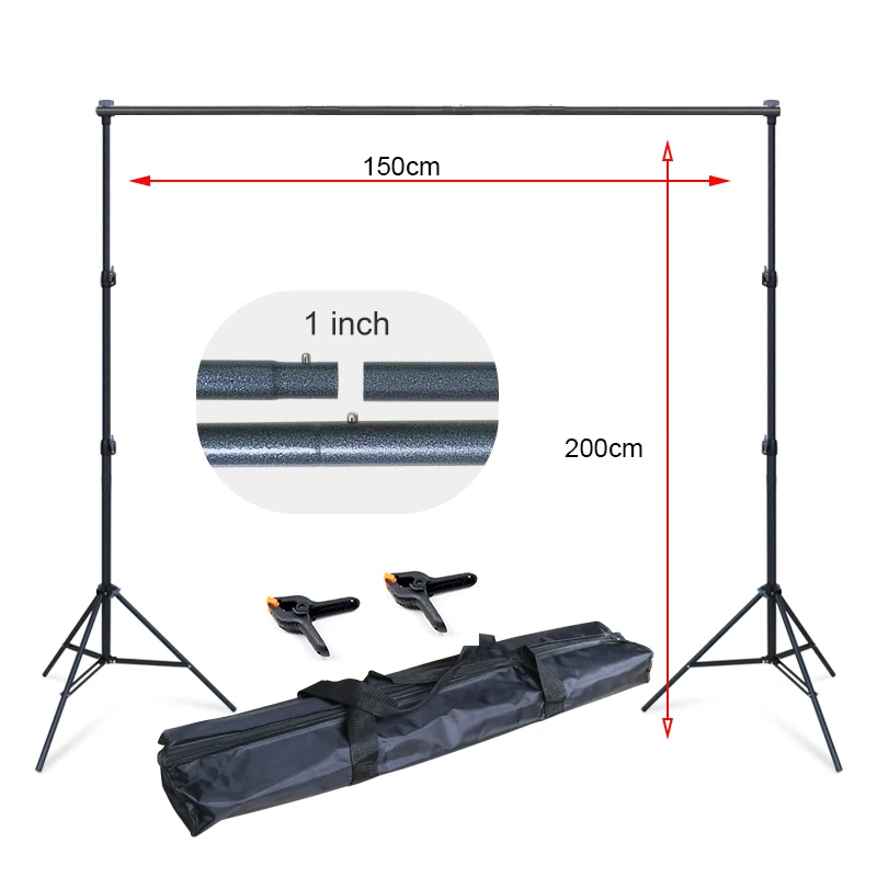 

aluminum alloy frame photo system bracket crossbar support kit light weight adjustable studio backdrop balloon stand photography