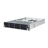 Toploong hotswap 2U 12 bay storage rack server chassis for nvr/nas with redundant power supply