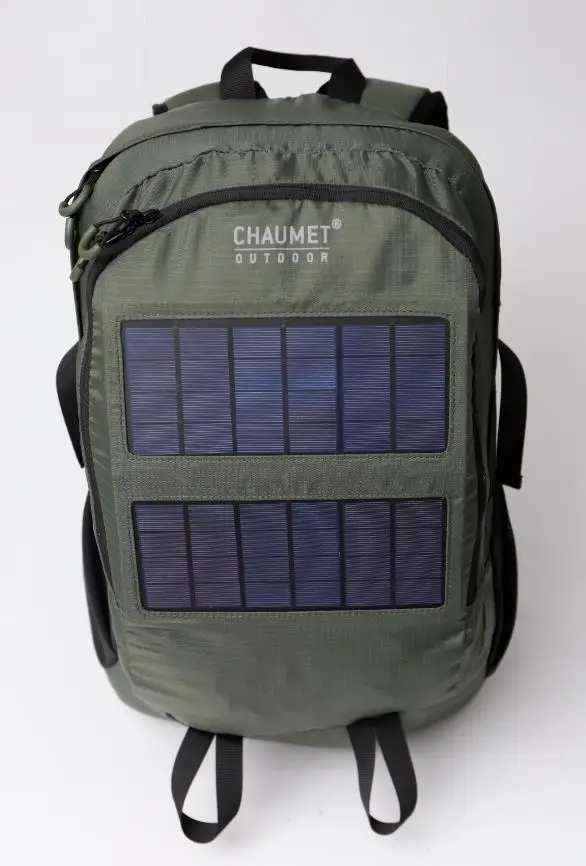 17 Inch Solar Panel Backpacks With Usb Charger Anti-theft Business ...