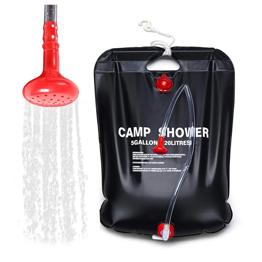 

Baiyuheng Tube Hanging Camping Folding Camp Shower, Black