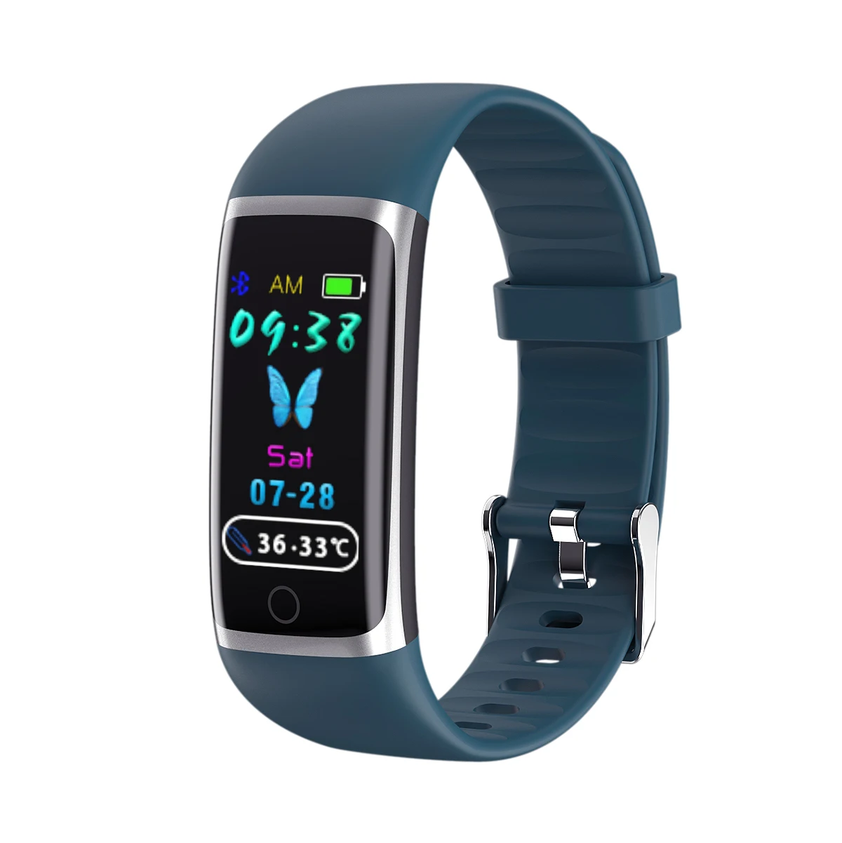 

Lightweight sports health monitoring body temperature measuring intelligence bracelet