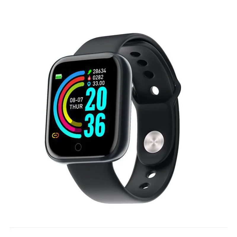 

D20 Smart Watch 1.3inch Y68 Heart Rate Fitness Tracker Bracelet Watch BT Call Waterproof T500 Reloj GTS1 Smartwatches