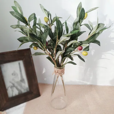 

Olive leaf accessories plant wall home wedding decoration artificial plant