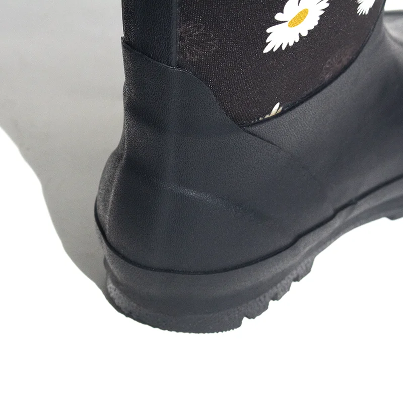 Wellies Kids Children Outdoor Waterproof Neoprene Rubber Rain Boots