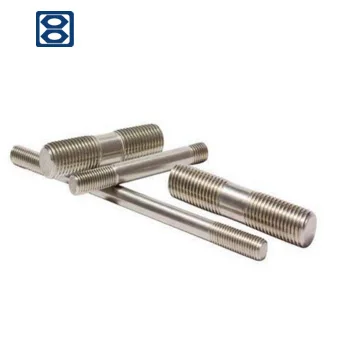 
Haiyan bafang stainless steel double end threaded studs metal stud thread rod 
