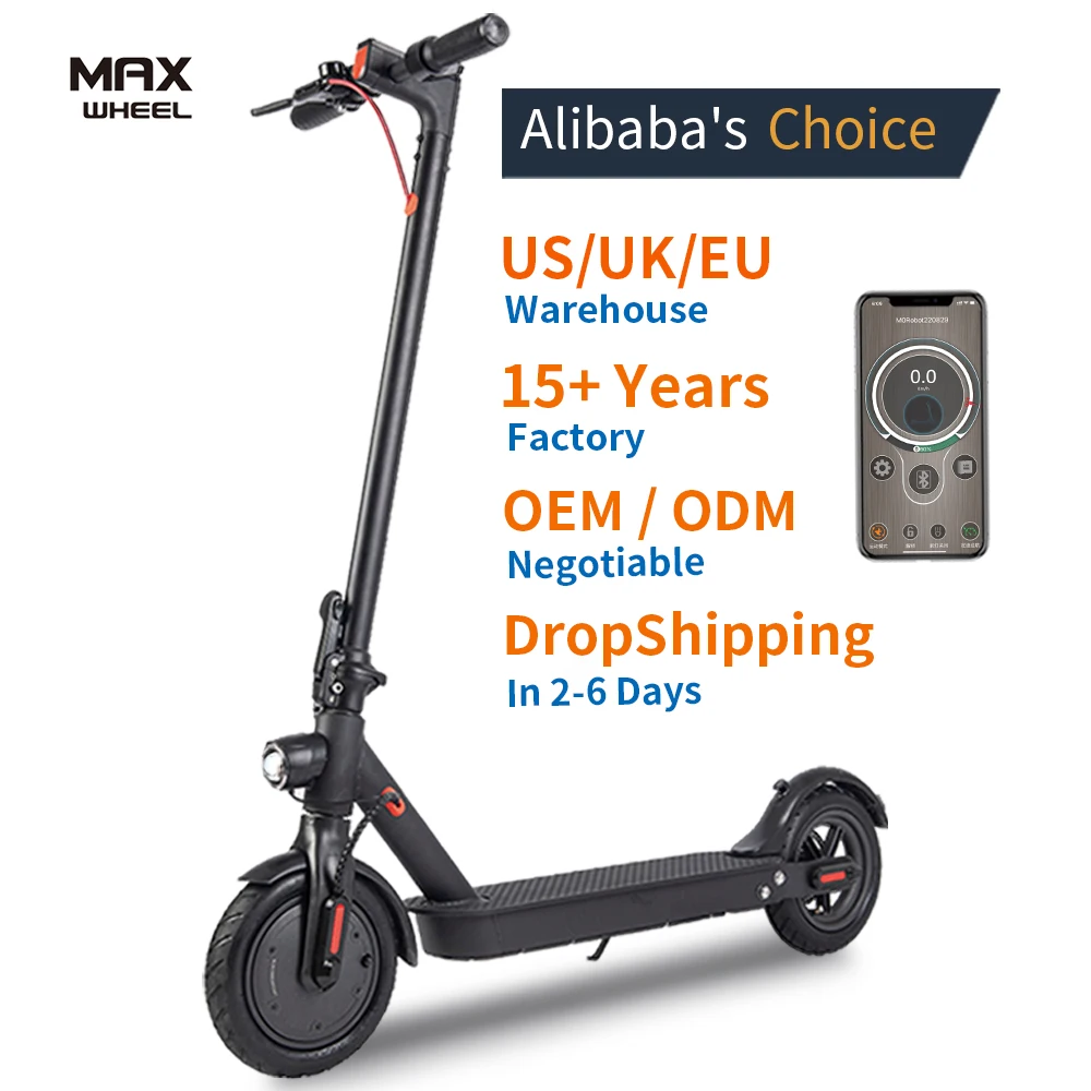 

2022 New Design MAXWHEEL E9D Foldable Skateboard Electric Scooters, Black