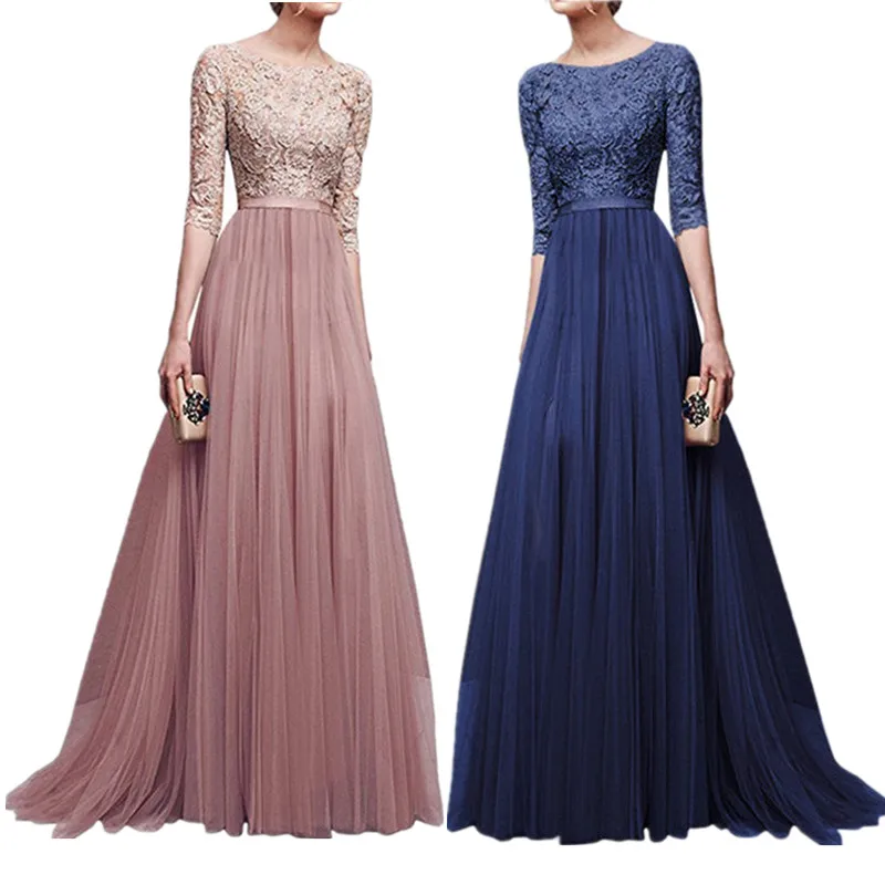 2020 latest formal gown party vestidos de fiesta maxi evening dress mother of the bride clothing
