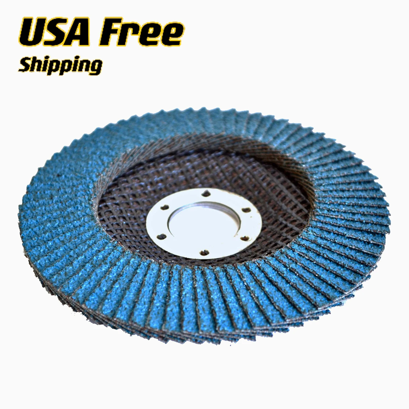 

USA Warehouse Shipping Within 24h 10 Pack Zirconia Flap Disc 4-1/2 x 7/8" 40 Grit, Blue