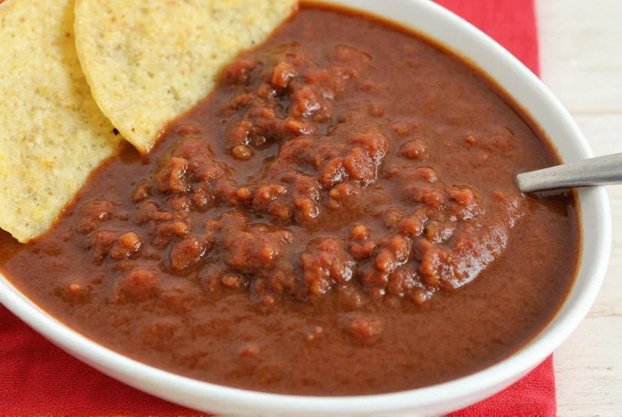 Mole Sauce Ingredients Table