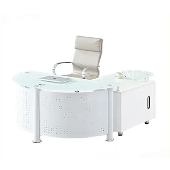 Modern Half Round Executive Office Desk With File Cabinet Buy