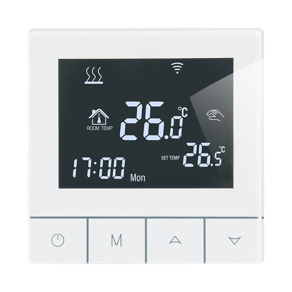 

TGT79 series weekly program smart phone control touch screen WiFi voice control room floor heating thermostat
