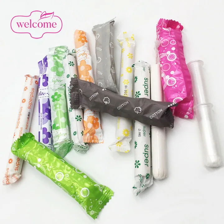 

Private Label GOTS Certified Organic Tampons Comfort Silk Touch Feminine Hygiene Vaginal Tampon Aplicator