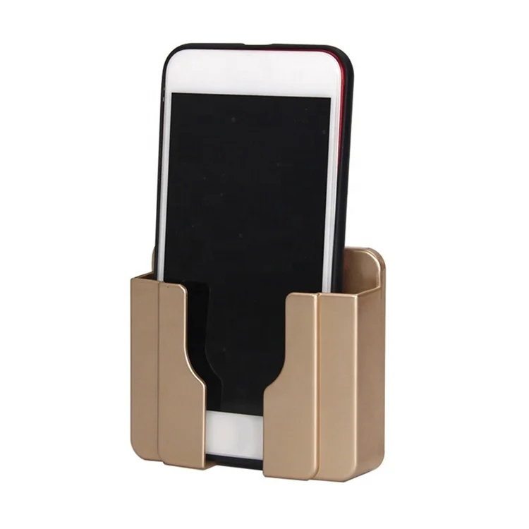 

Wall Mobile Phone Holder For Universal Cellphone Hanging Stand Bracket Charging Dock, White black gray gold