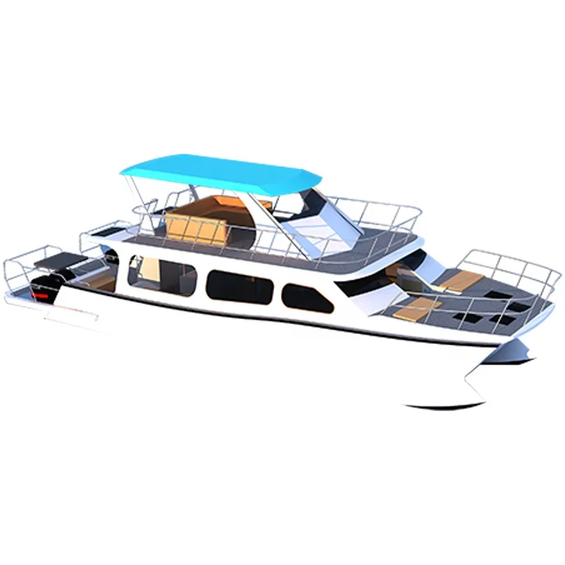 
CE Certified 11m aluminum catamaran passenger boat for 30 people and 3 tons cargo 