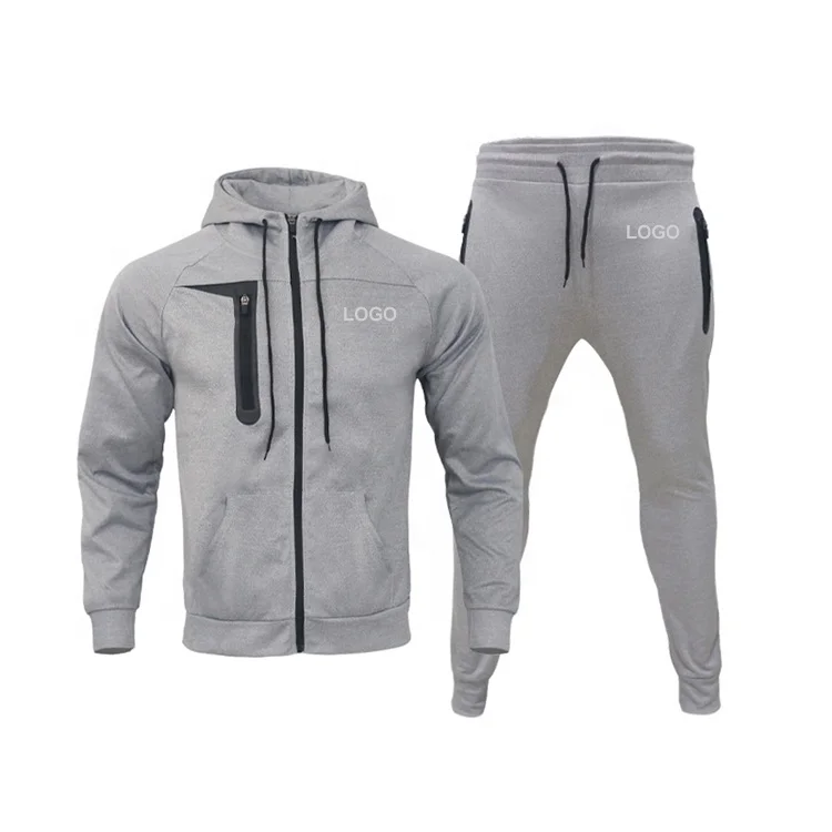 

2021 two piece set tracksuit men athleisure fall long sleeve men sweatsuit jogging suit, 5 colors or custom