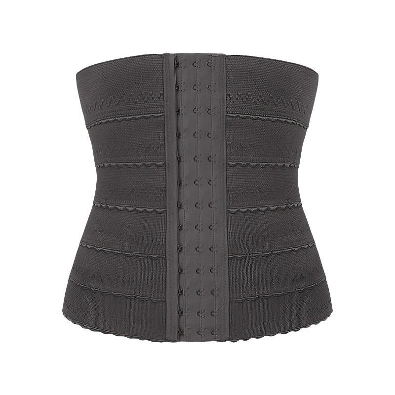 

Create Your Own Logo Elastic Women Sweet Back Support Sweat Waist Binder Tummy Trimmer Trainer Strap Belt, Black/skin