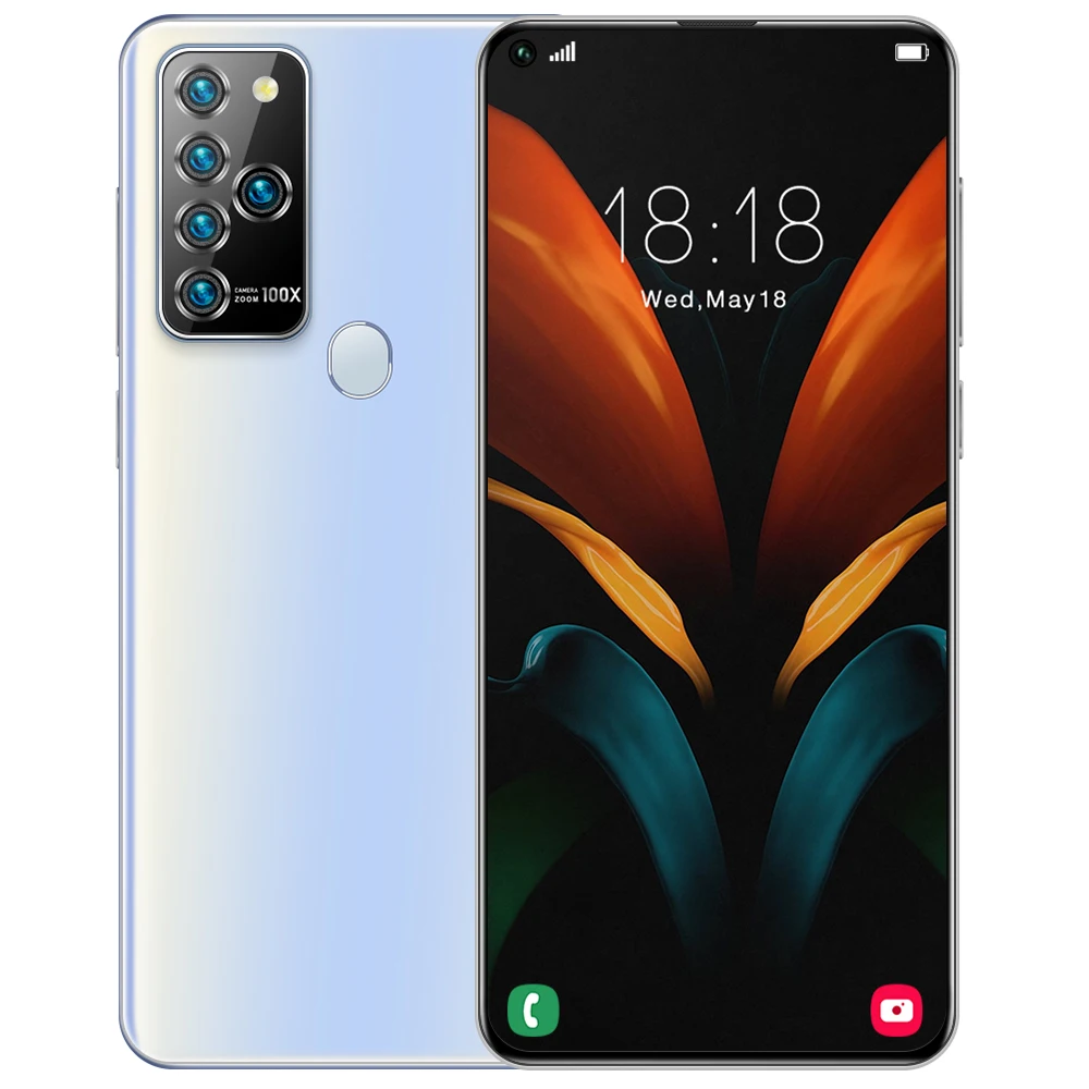 

Android Phone 5800mah large capacity 7.2inch 12GB+512GB Custom Mobile Phones Note 25u smartphone