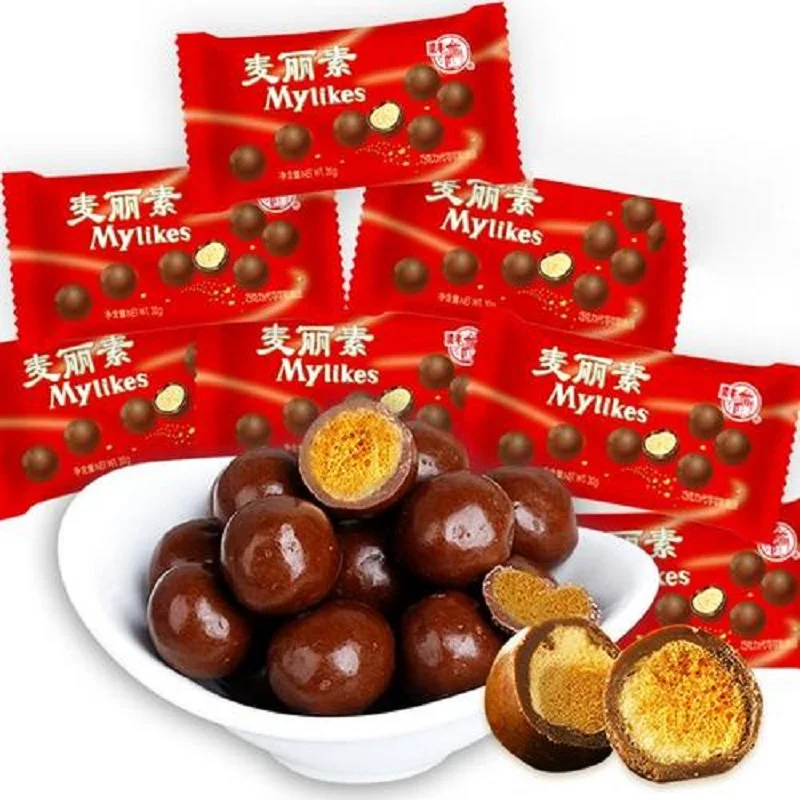 
Chocolate cheap candy brands desserts the best dairy crispy dark milk 80g Liangfeng brand Melissa 
