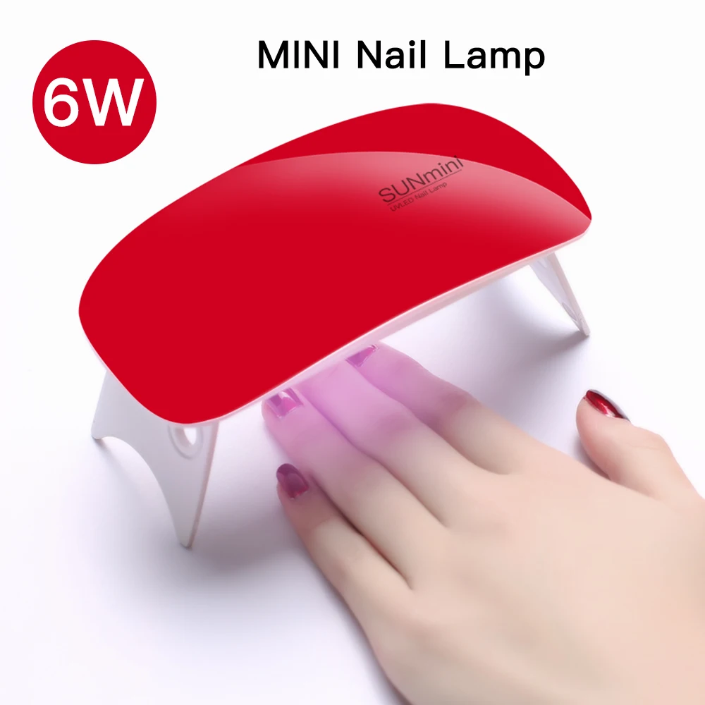 

Pocket UV LED Portable Lamp Foldable Nail Dryer Curing Lamp Gel Light 2 Timers for Gel Nail Polish Nail Art Tools