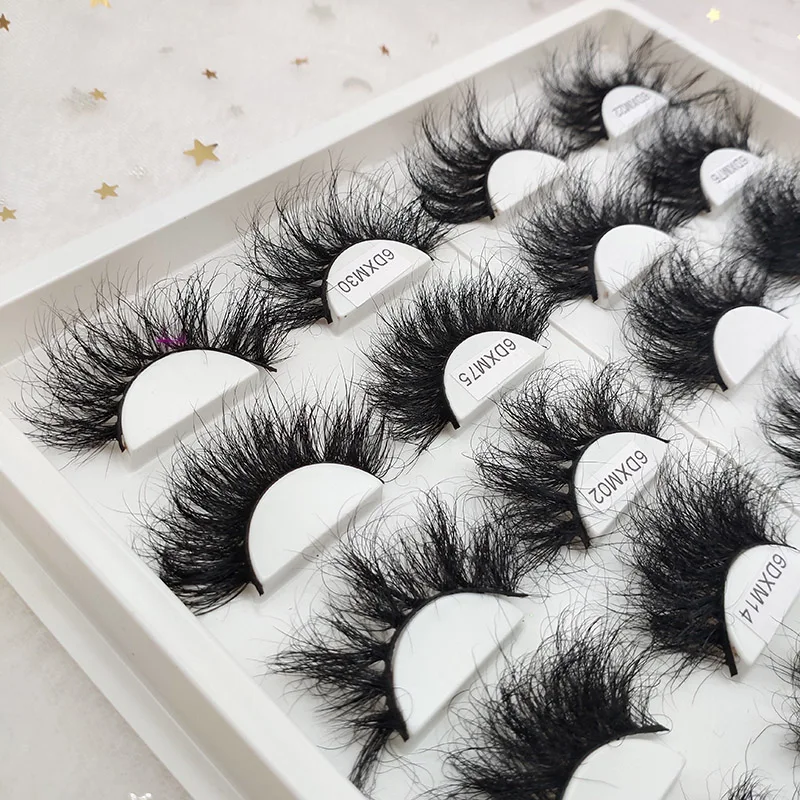 

Best selling 5d 3d 100% Real Mink Eyelashes With Mini Suitcase Packaging
