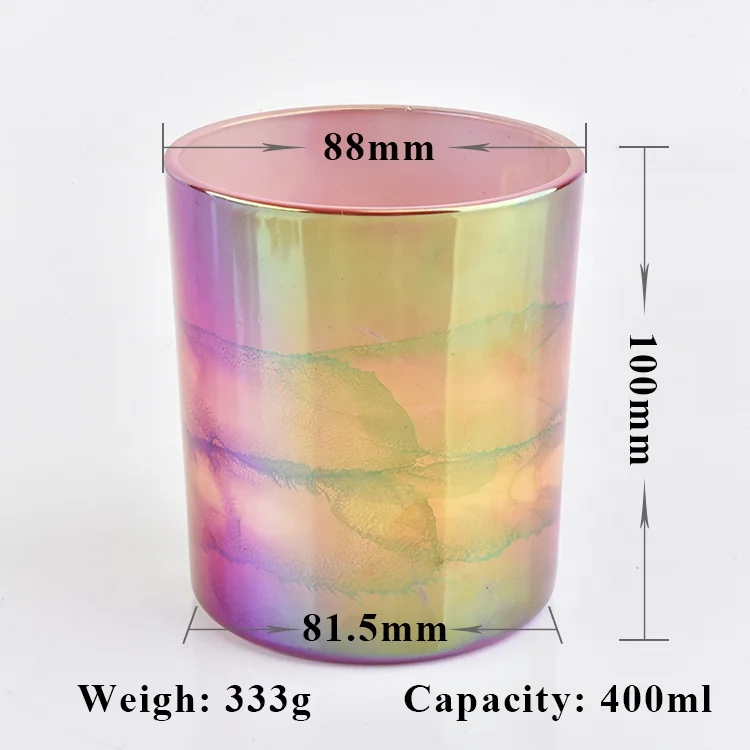 Custom Colored Glass Candle Vessel Candle Jars Wholesale China