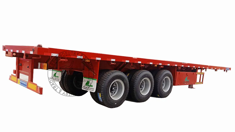 eleph exporting truck connecting flatbed transport container