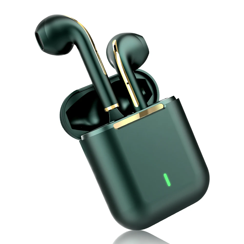 

J18 TWS True Wireless Earphone Stereo Bass Earbuds Noise Cancelling Macaron Headset Mini Touch Control Headphone