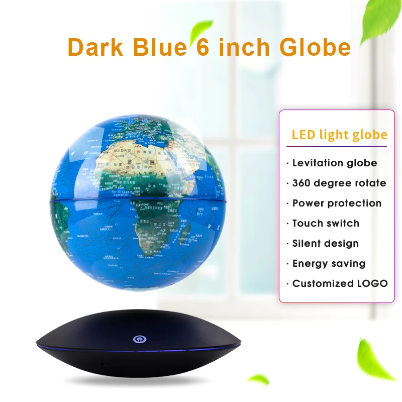 
Large diameter floating globe and globe magnetic floating sever customize logo magnetic levitation floating globe 