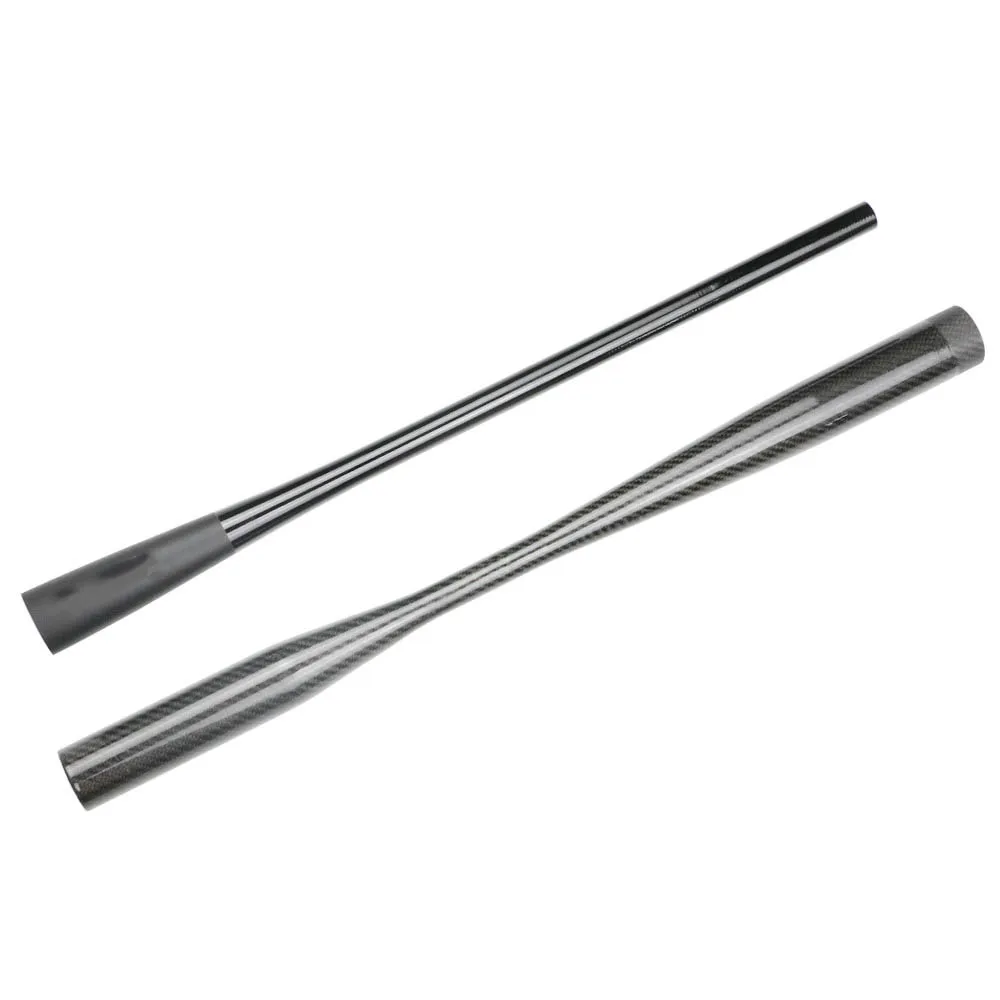 2pcs/set Carbon Fiber Tube 37.5cm 40cm Grip Rod Building Component